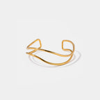 Elegante vergulde roestvrijstalen armband