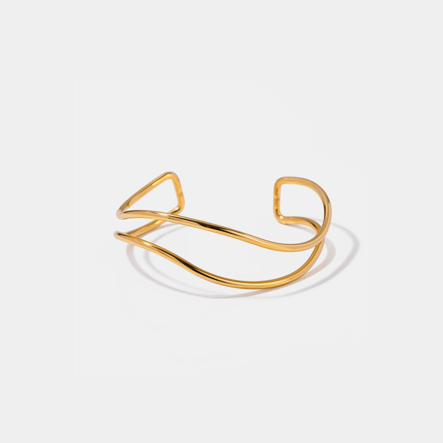 Elegante vergulde roestvrijstalen armband