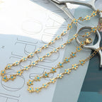 Elegante titanium stalen olie druppel bloem armband