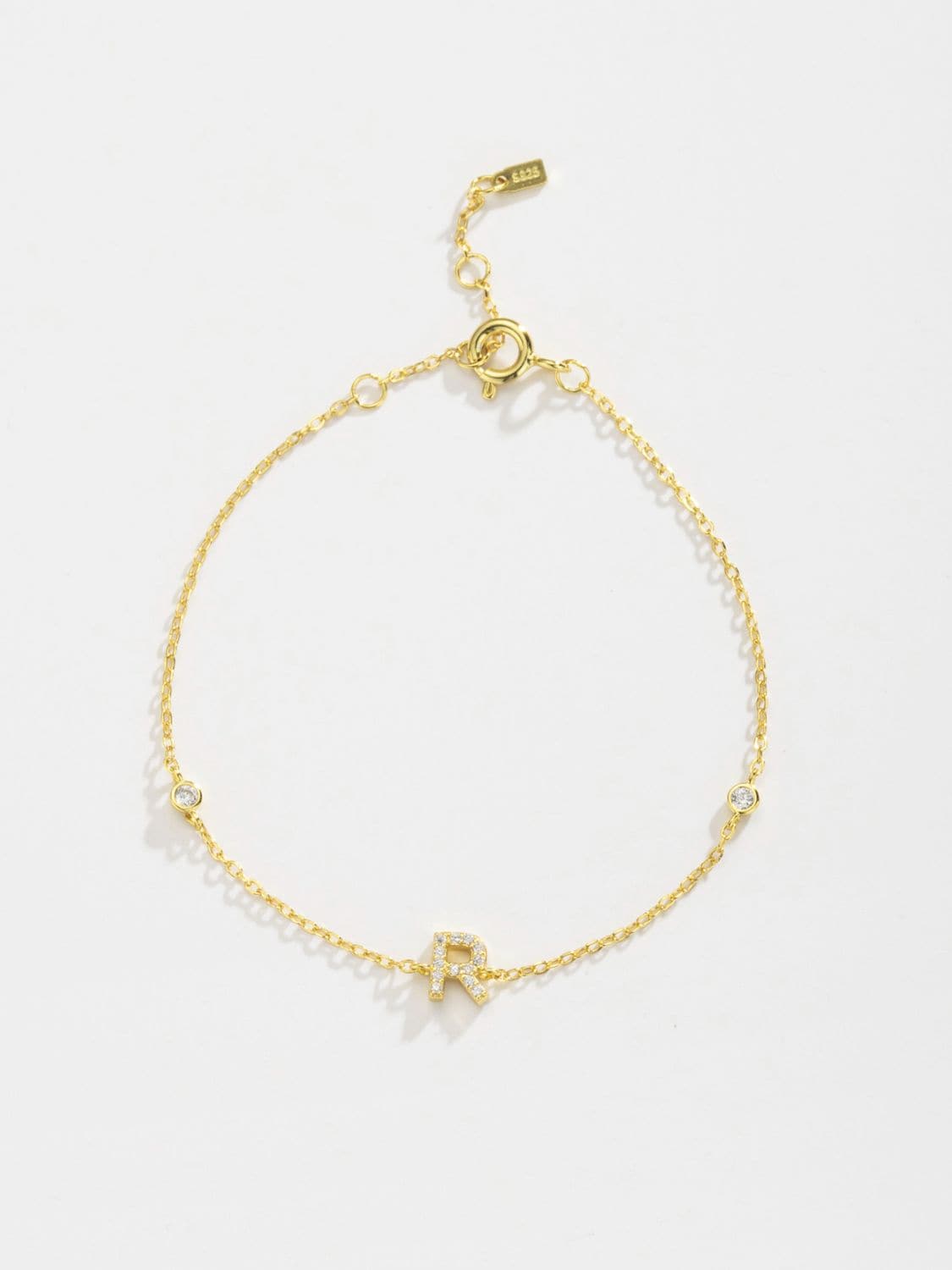 Elegante zirconium en sterling zilveren armband met gouden accenten