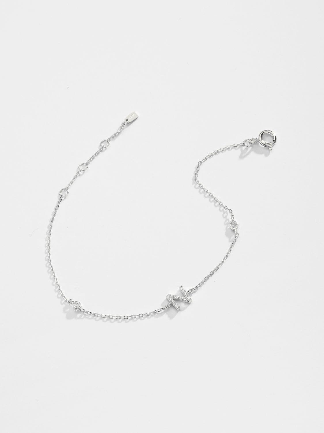 Elegante zircon bracelet in 925 sterling zilver