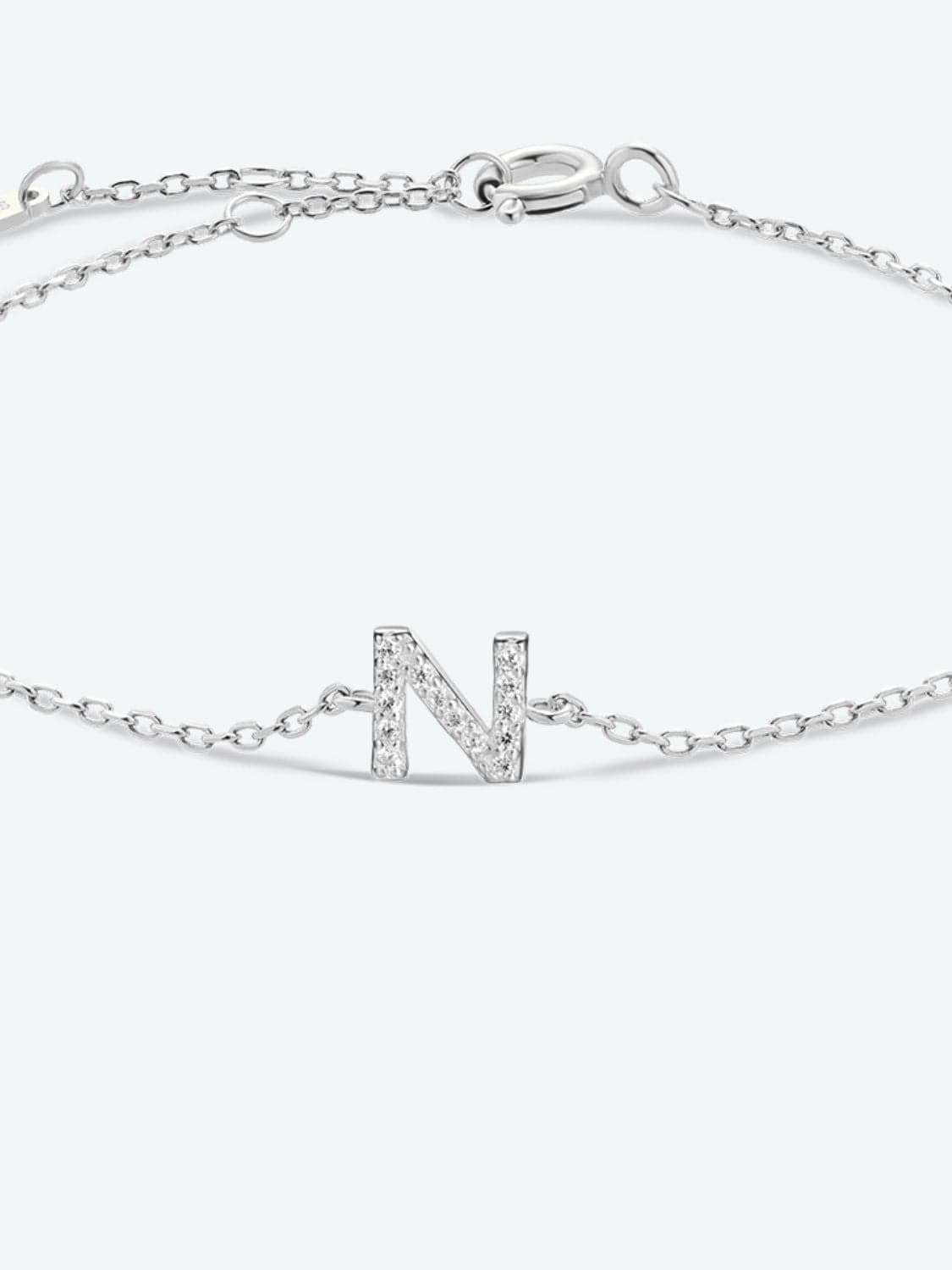 Elegante zircon bracelet in 925 sterling zilver