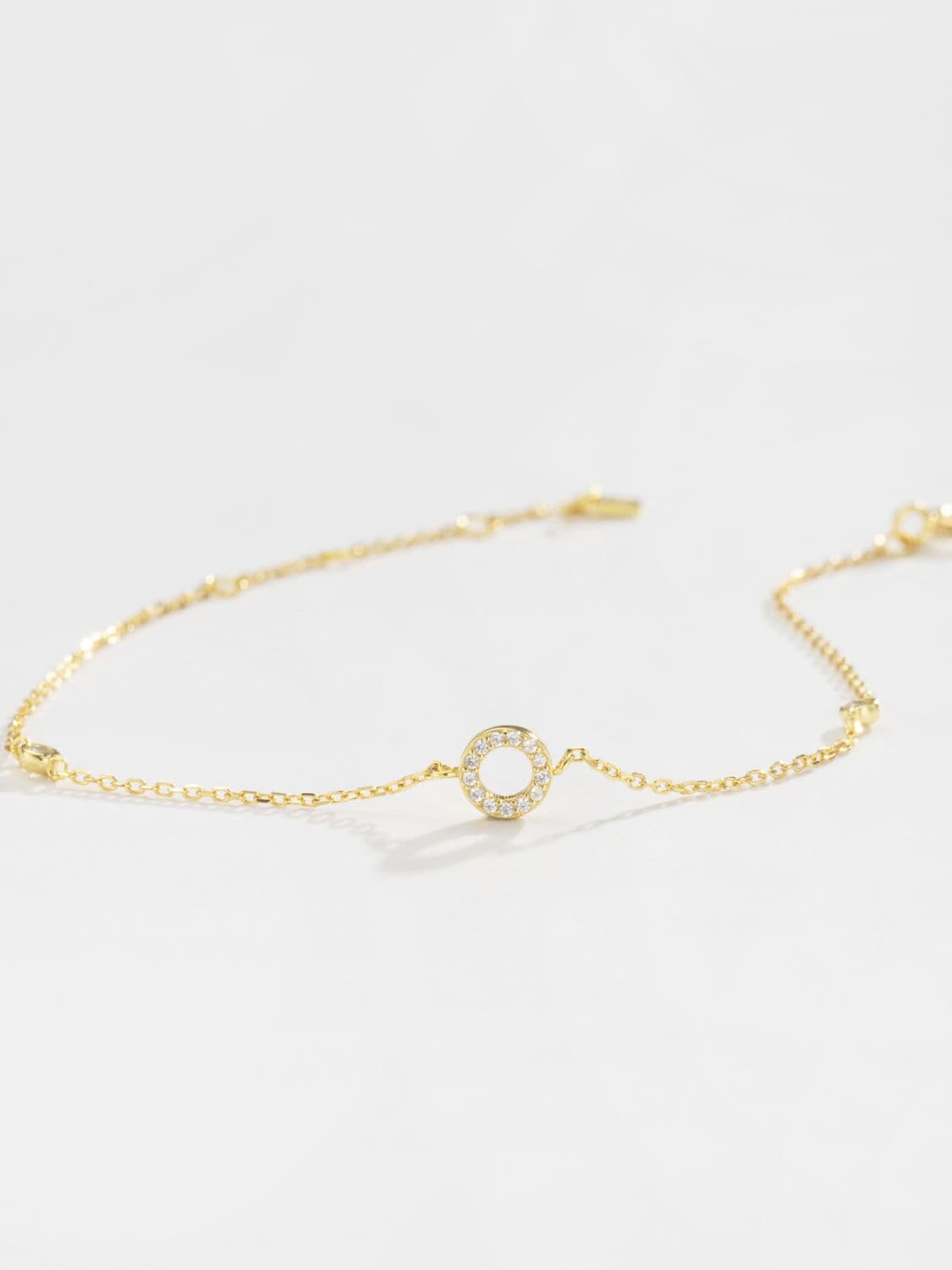 Elegante zircon bracelet in 925 sterling zilver