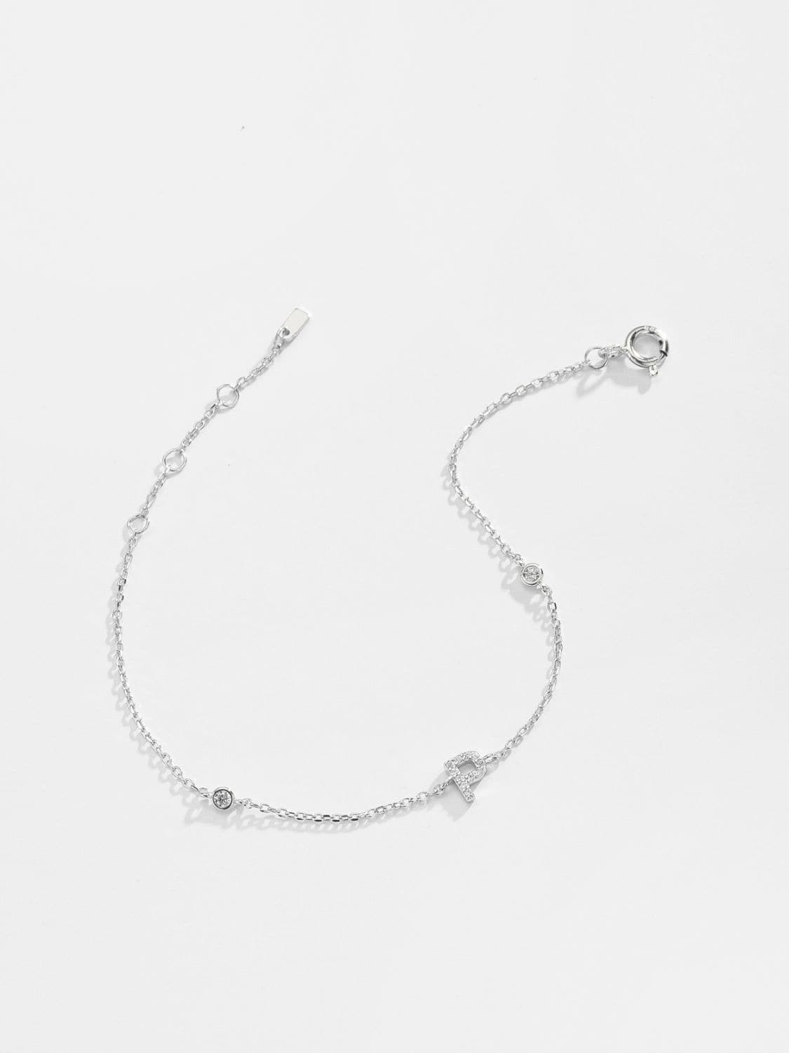 Elegante zircon bracelet in 925 sterling zilver