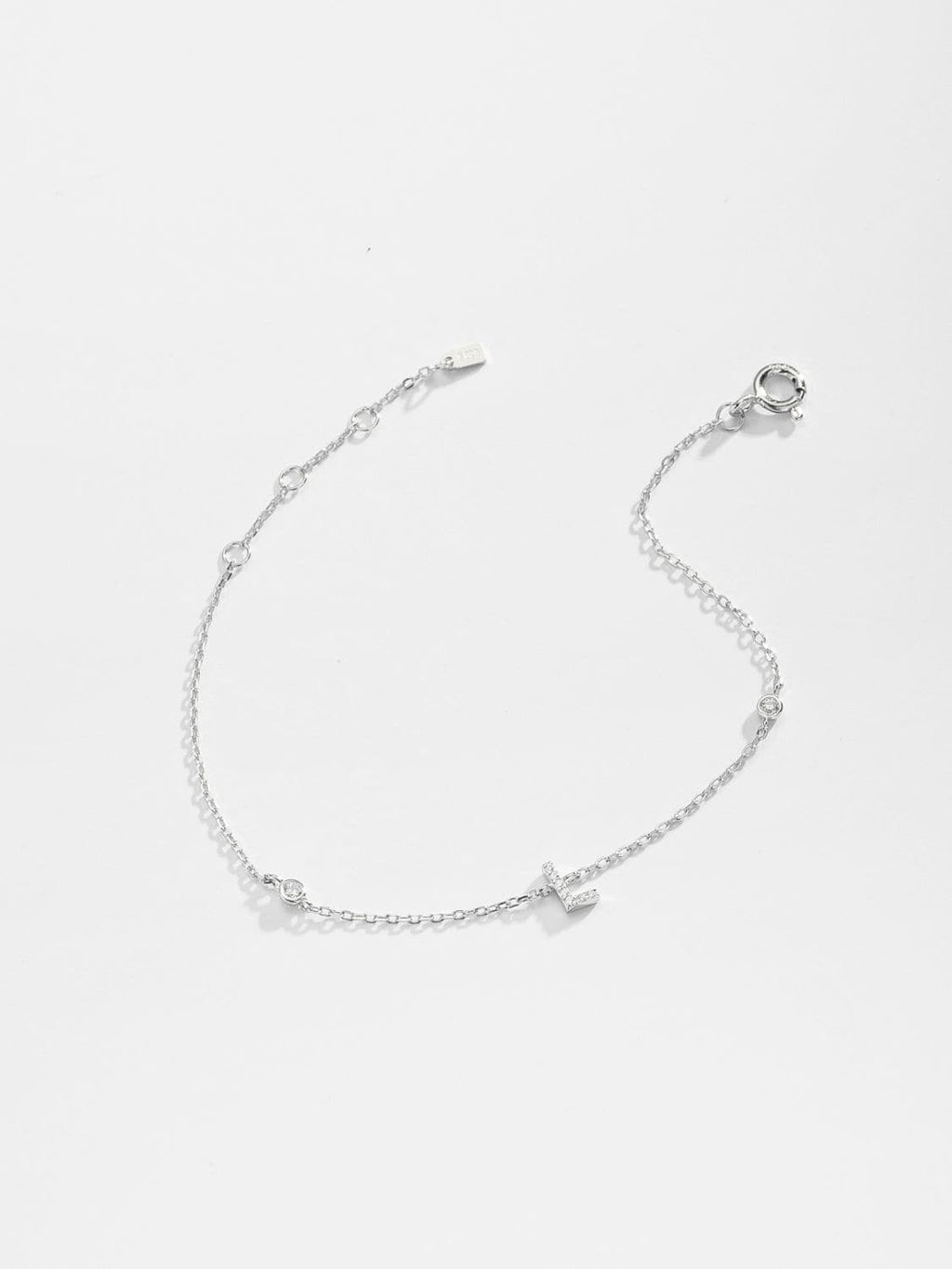 Elegante zircon bracelet in 925 sterling zilver
