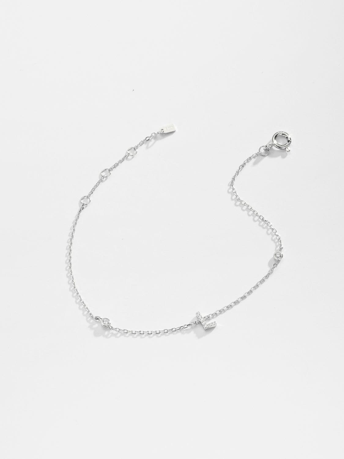 Elegante zircon bracelet in 925 sterling zilver