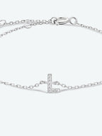 Elegante zircon bracelet in 925 sterling zilver