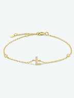 Elegante zircon bracelet in 925 sterling zilver