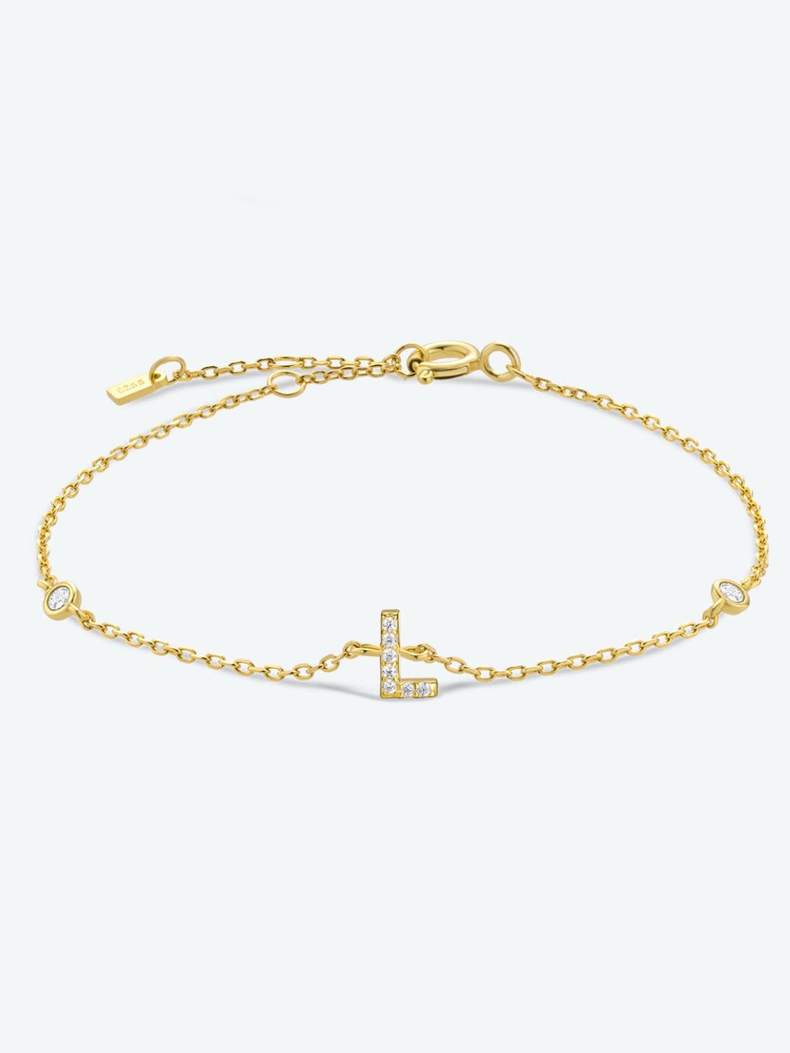 Elegante zircon bracelet in 925 sterling zilver