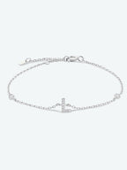 Elegante zircon bracelet in 925 sterling zilver