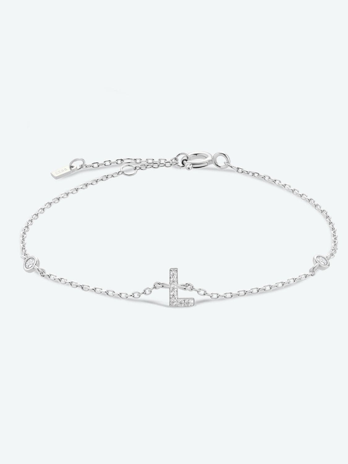 Elegante zircon bracelet in 925 sterling zilver