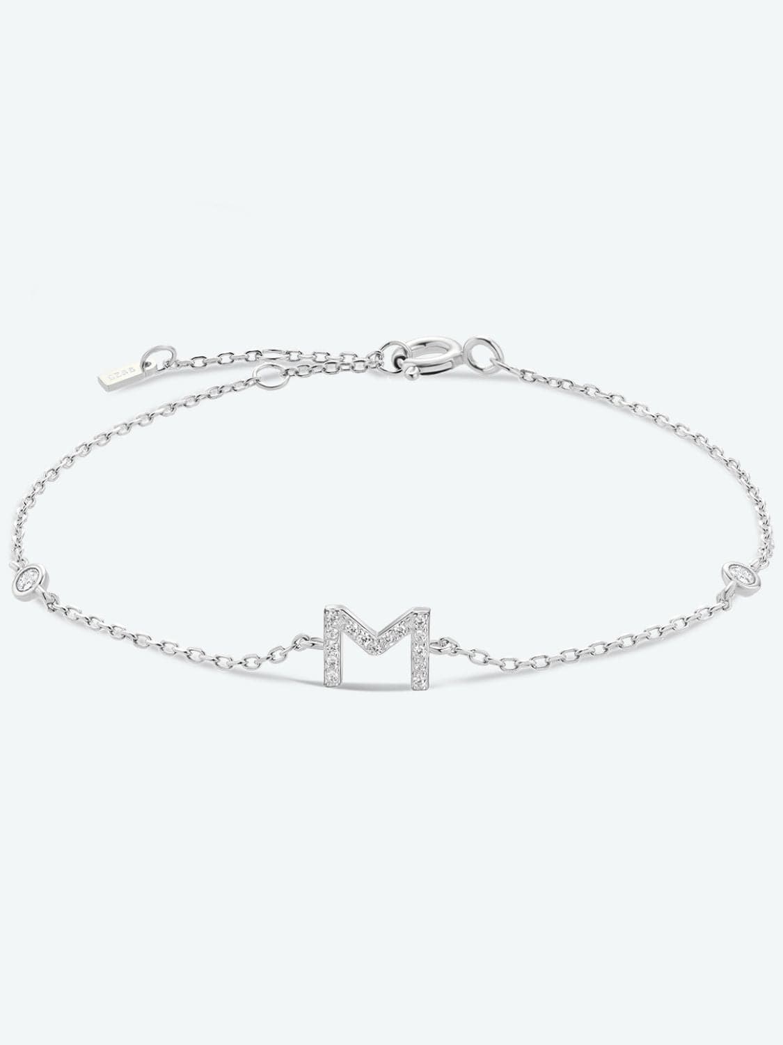 Elegante zircon bracelet in 925 sterling zilver