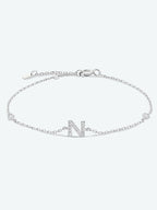 Elegante zircon bracelet in 925 sterling zilver