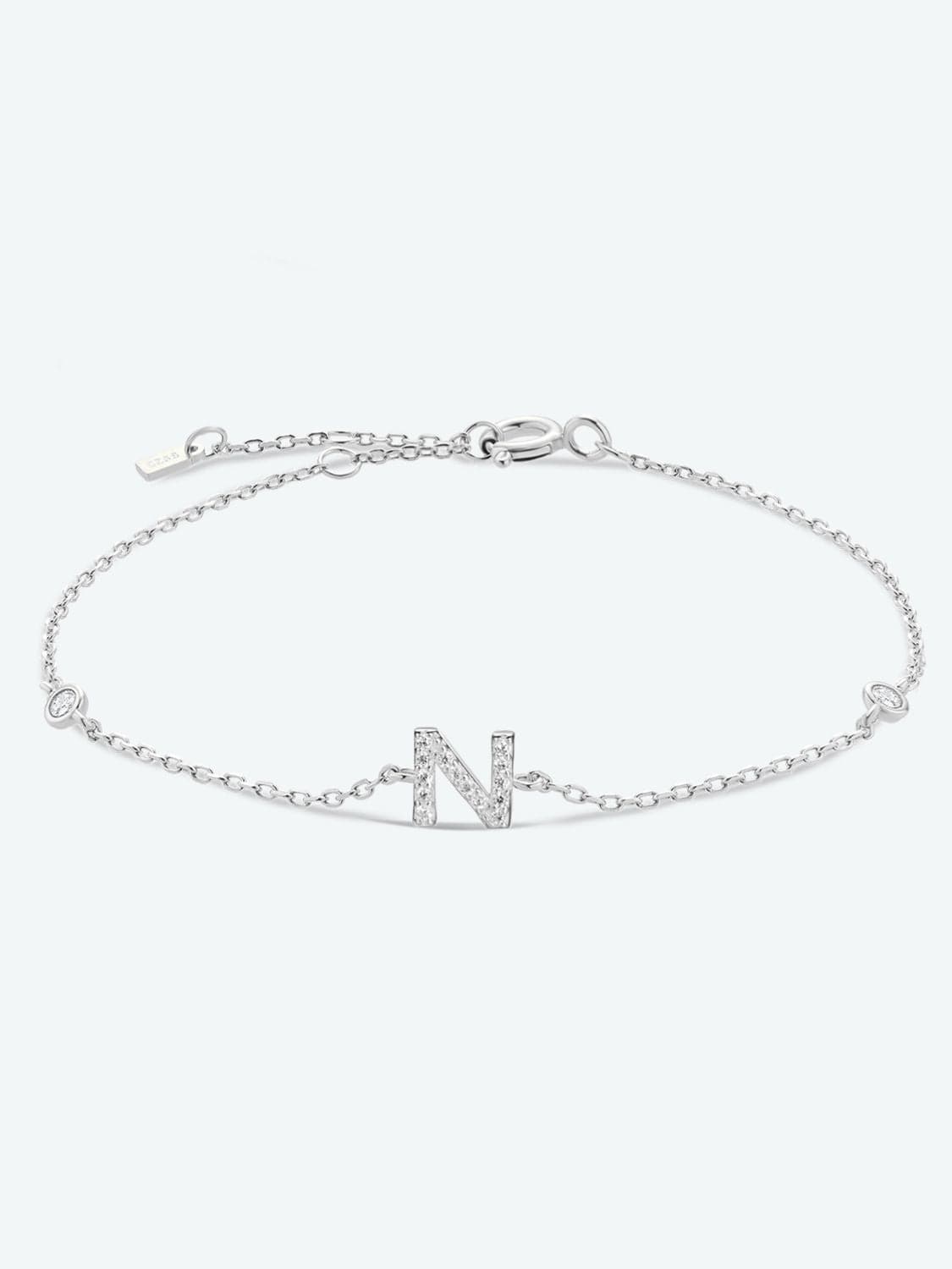 Elegante zircon bracelet in 925 sterling zilver