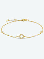 Elegante zircon bracelet in 925 sterling zilver