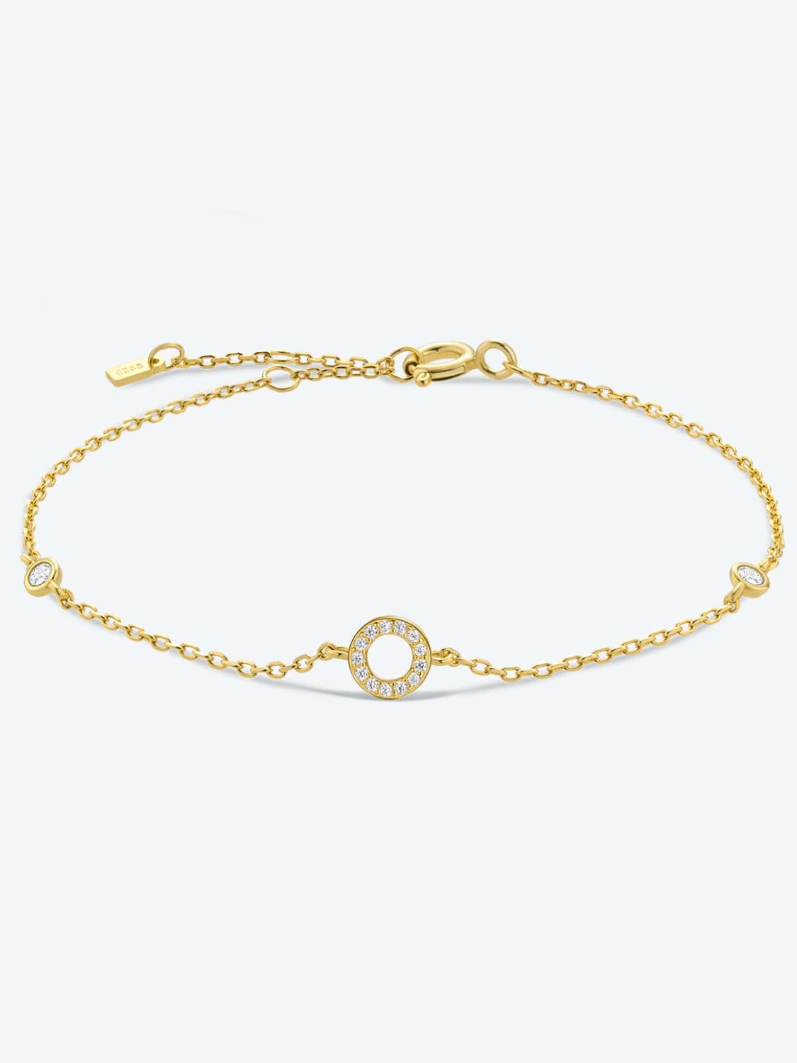 Elegante zircon bracelet in 925 sterling zilver