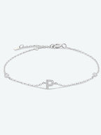 Elegante zircon bracelet in 925 sterling zilver