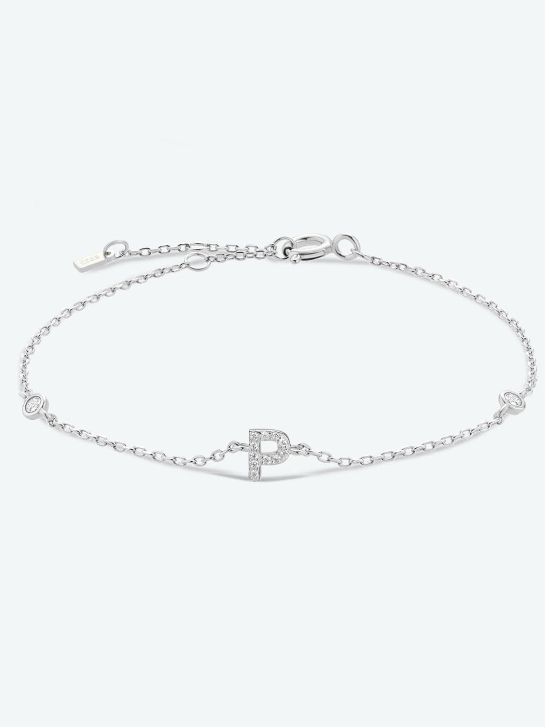 Elegante zircon bracelet in 925 sterling zilver