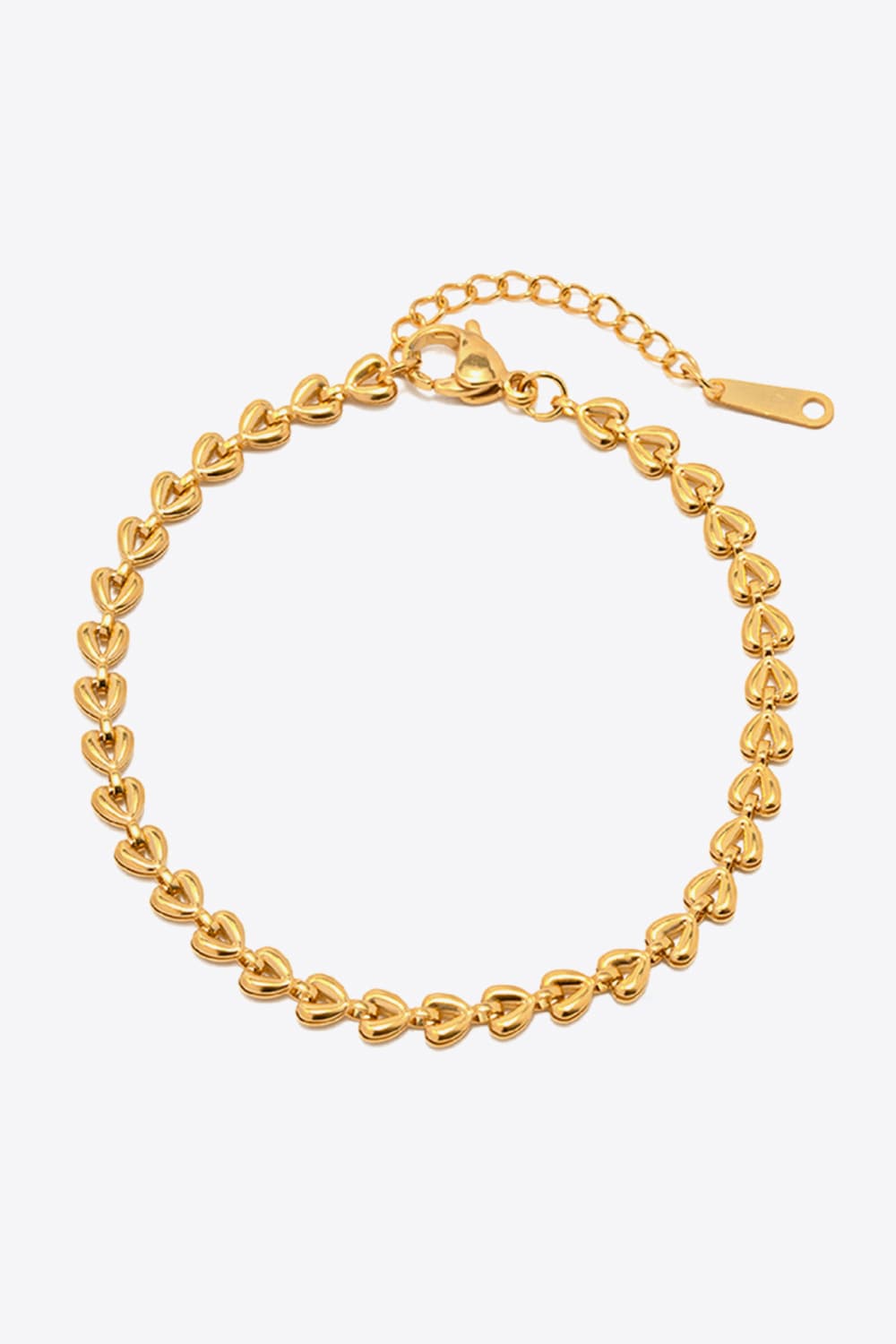 Hartverwarmende armband met bedels en kreeftsluiting