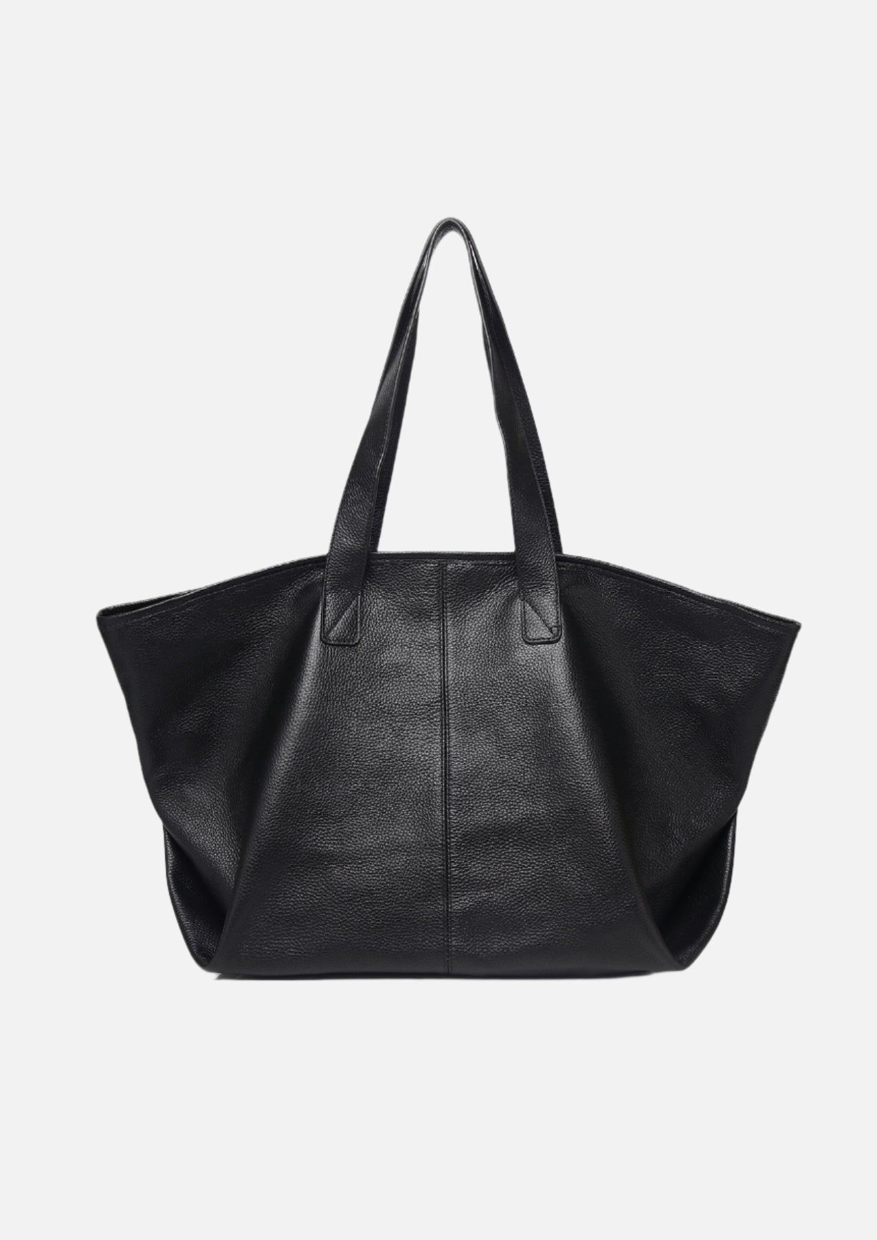 Mary Poppins-geïnspireerde Echt Leren Tote Bag