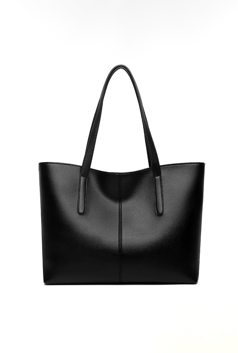 Strakke PU Leren Tote Bag