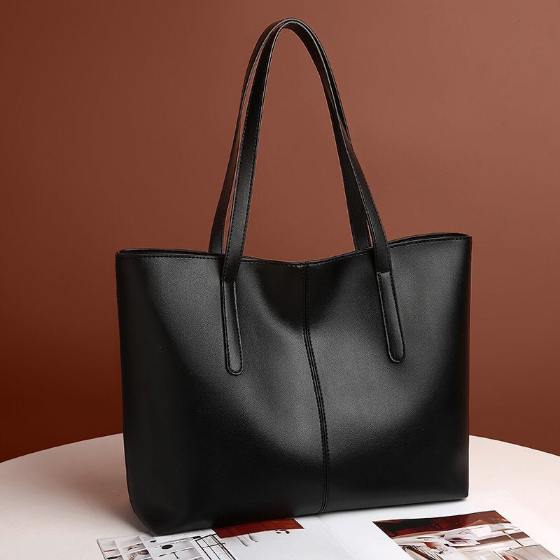 Strakke PU Leren Tote Bag