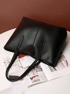 Strakke PU Leren Tote Bag