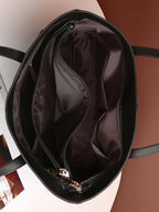 Strakke PU Leren Tote Bag