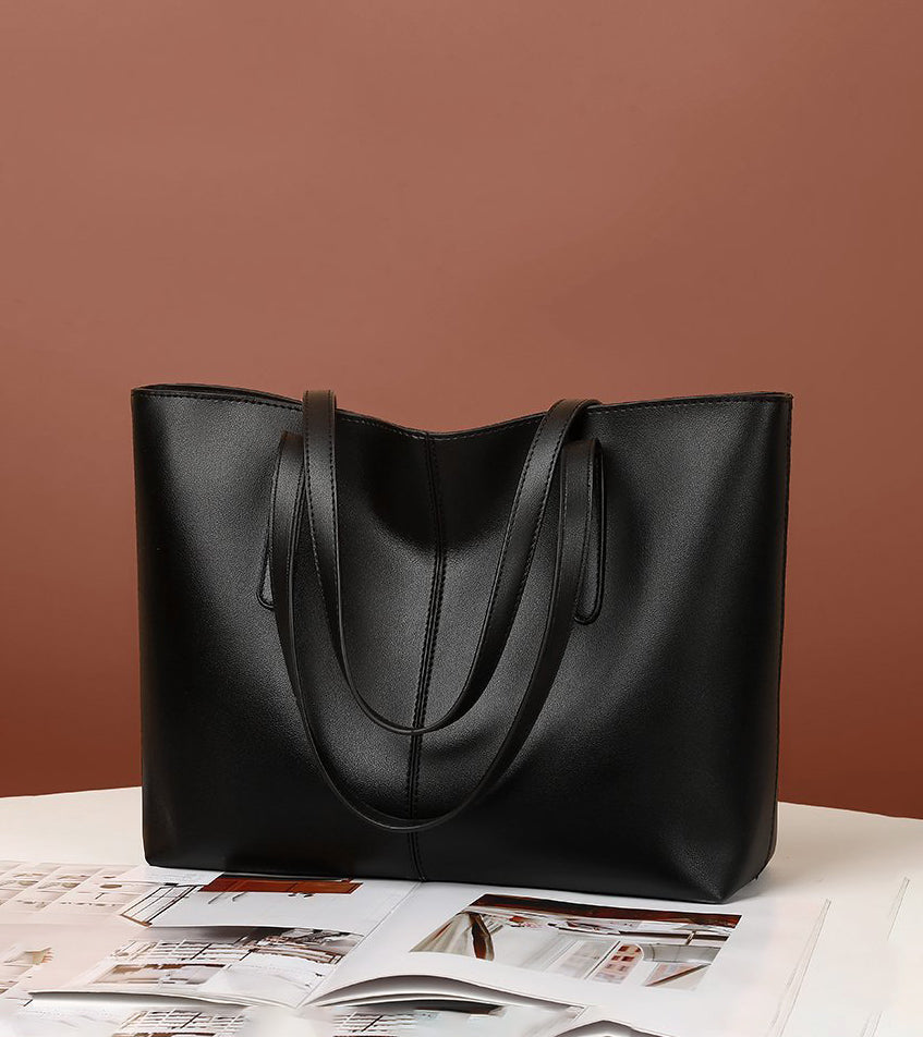 Strakke PU Leren Tote Bag