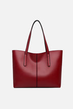 Strakke PU Leren Tote Bag