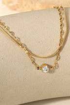 Sprankelende elegantie dubbele-laags rhinestone armband