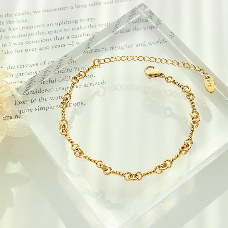 Titanium Stalen Schakelarmband