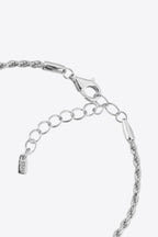 Draaiende elegantie: 925 sterling zilveren armband