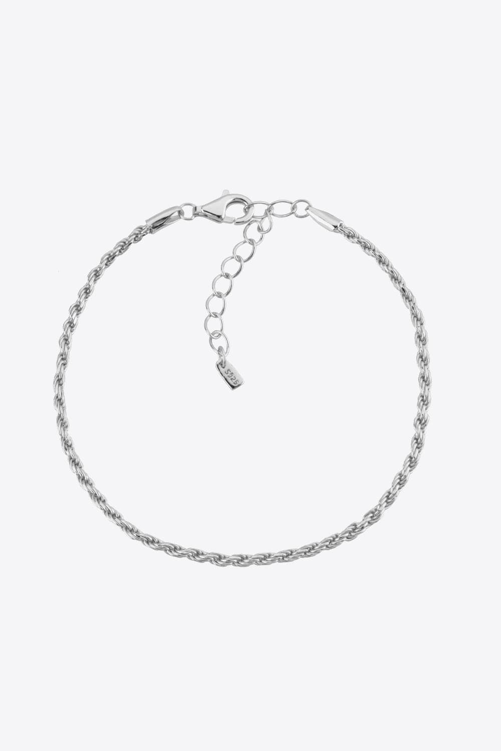Draaiende elegantie: 925 sterling zilveren armband