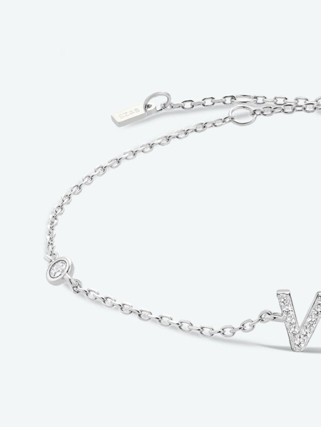 Zircon elegantie: 925 sterling zilveren en vergulde armband