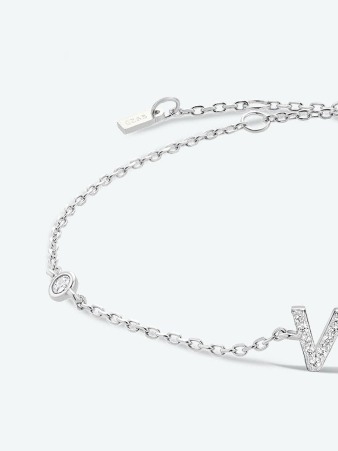 Zircon elegantie: 925 sterling zilveren en vergulde armband