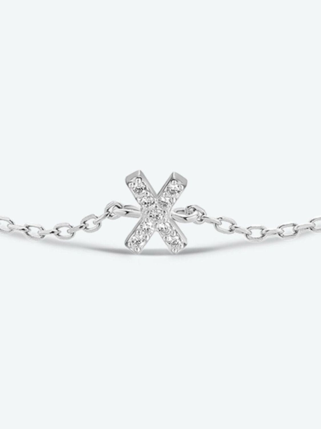 Zircon elegantie: 925 sterling zilveren en vergulde armband
