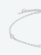 Zircon elegantie: 925 sterling zilveren en vergulde armband