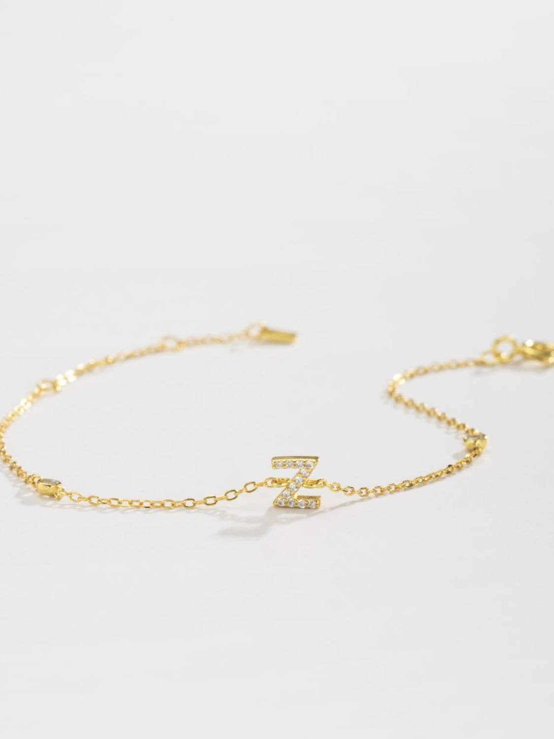 Zircon elegantie: 925 sterling zilveren en vergulde armband