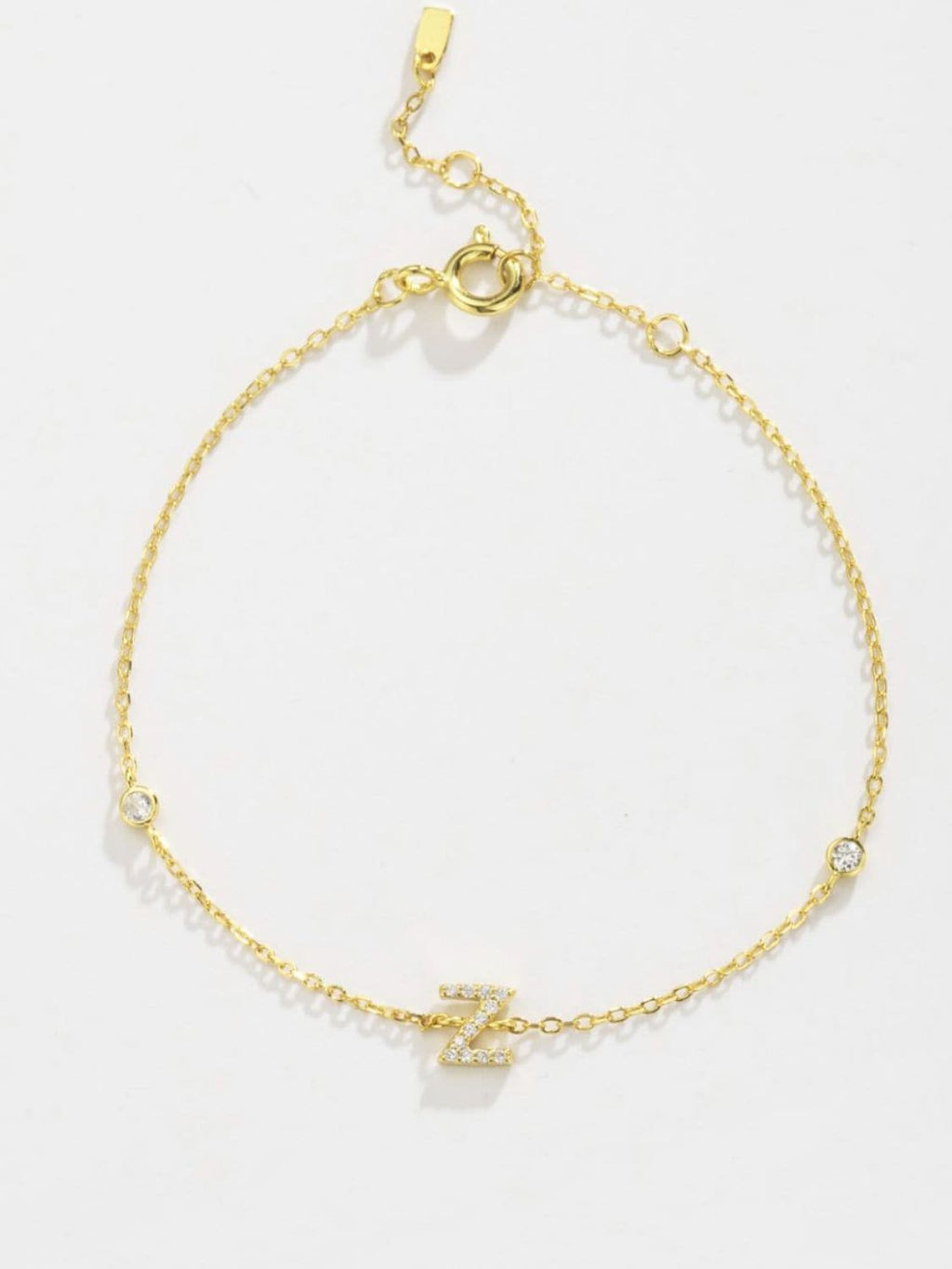 Zircon elegantie: 925 sterling zilveren en vergulde armband