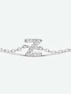 Zircon elegantie: 925 sterling zilveren en vergulde armband