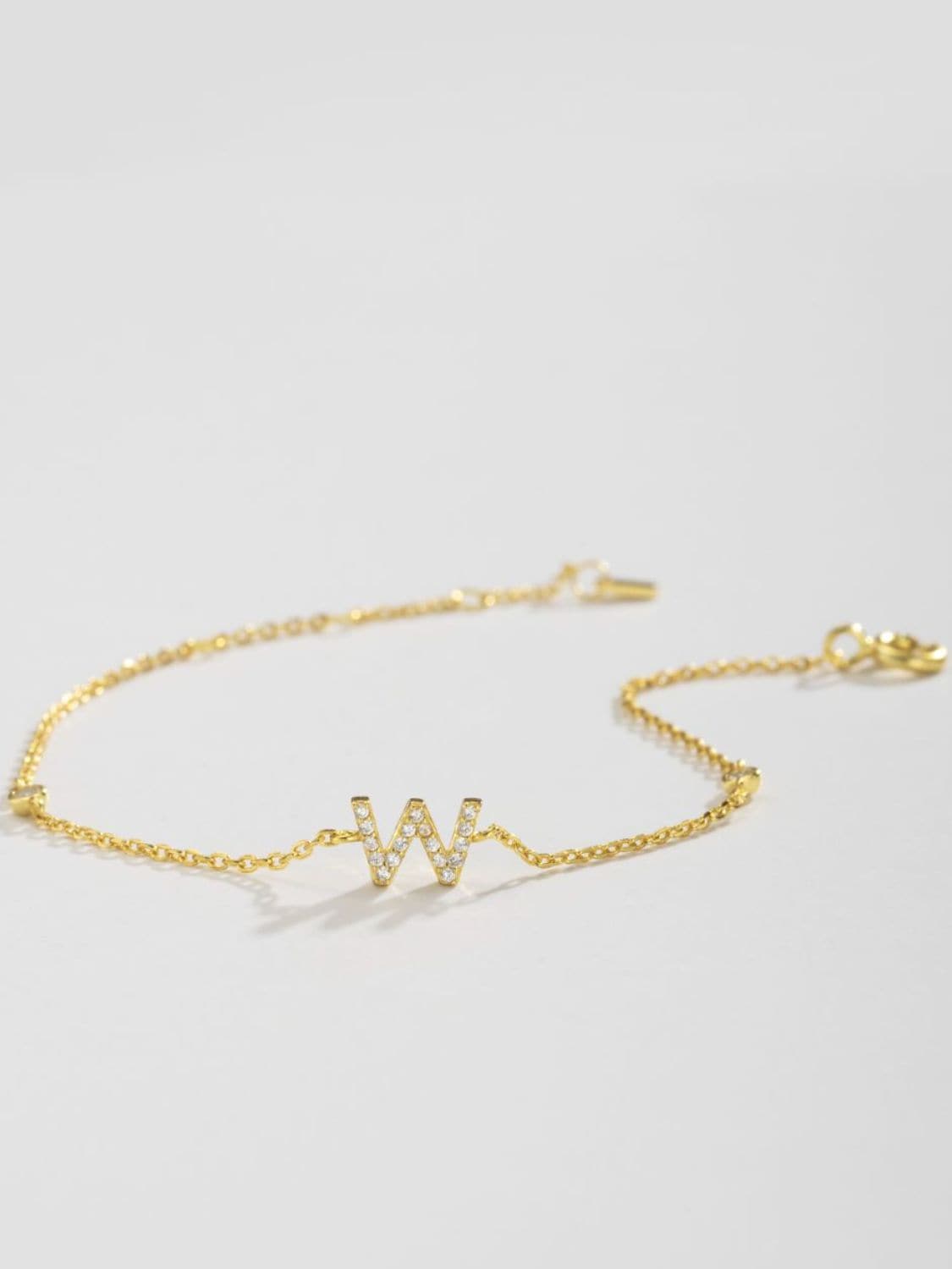 Zircon elegantie: 925 sterling zilveren en vergulde armband