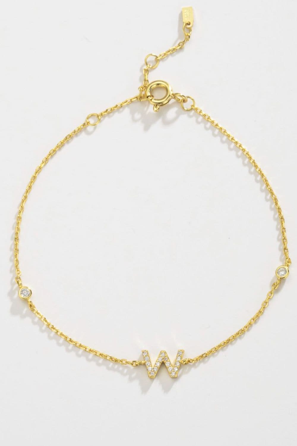 Zircon elegantie: 925 sterling zilveren en vergulde armband