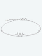 Zircon elegantie: 925 sterling zilveren en vergulde armband