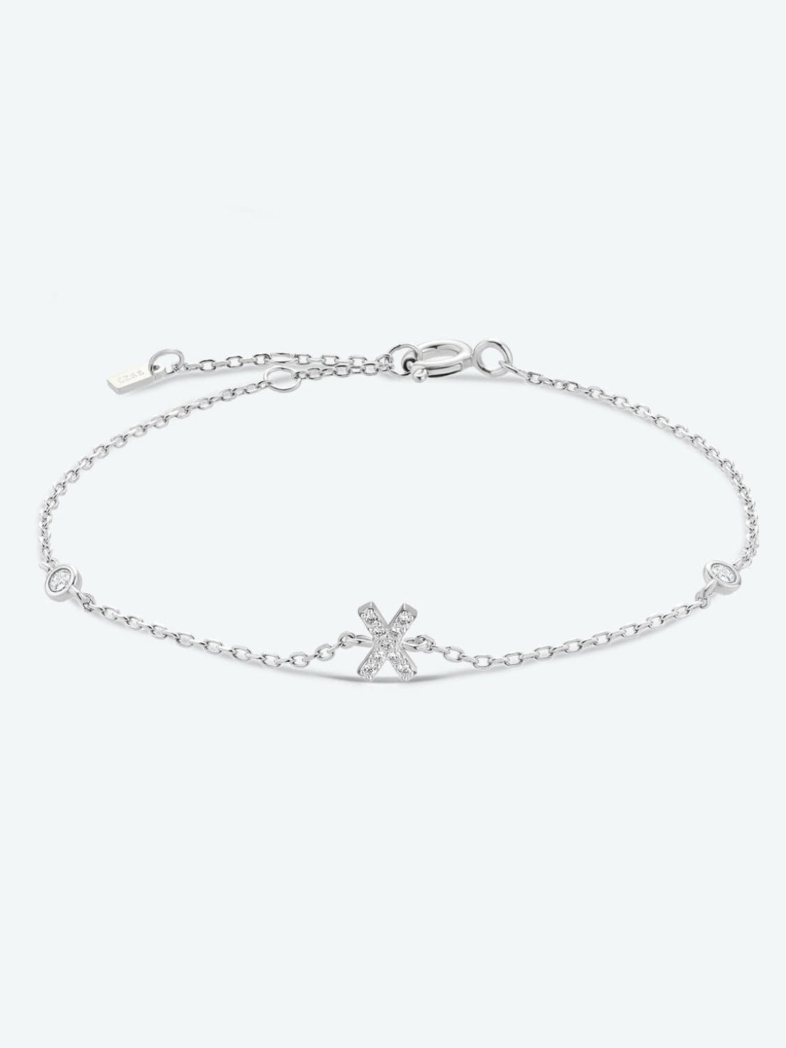 Zircon elegantie: 925 sterling zilveren en vergulde armband