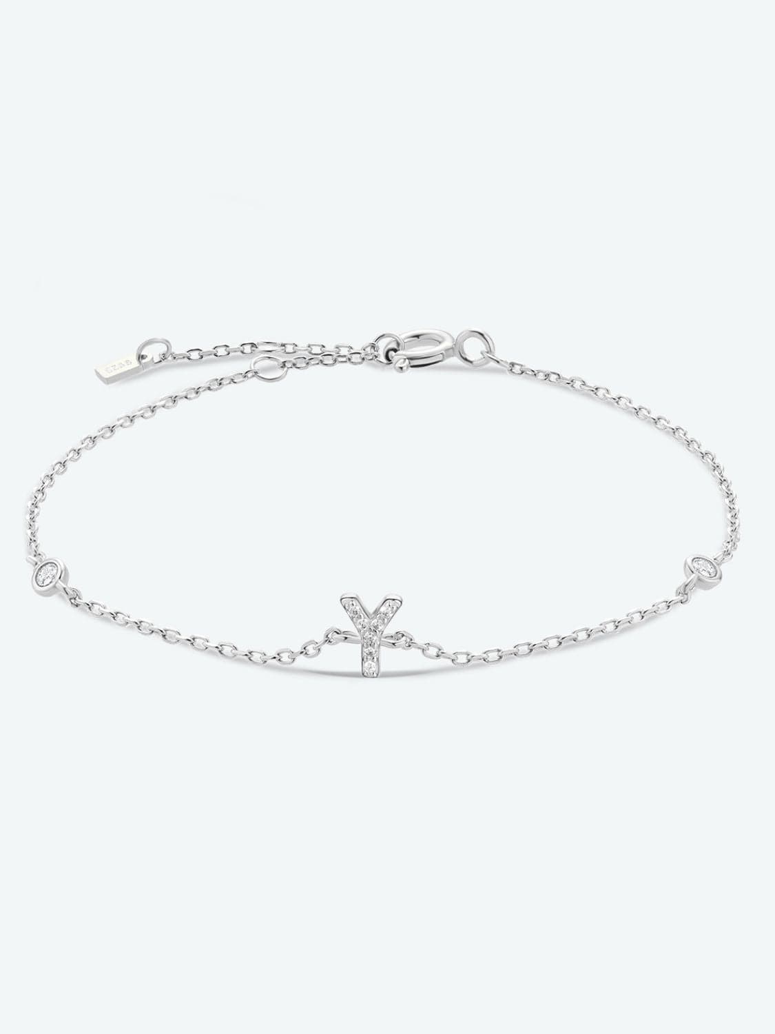 Zircon elegantie: 925 sterling zilveren en vergulde armband