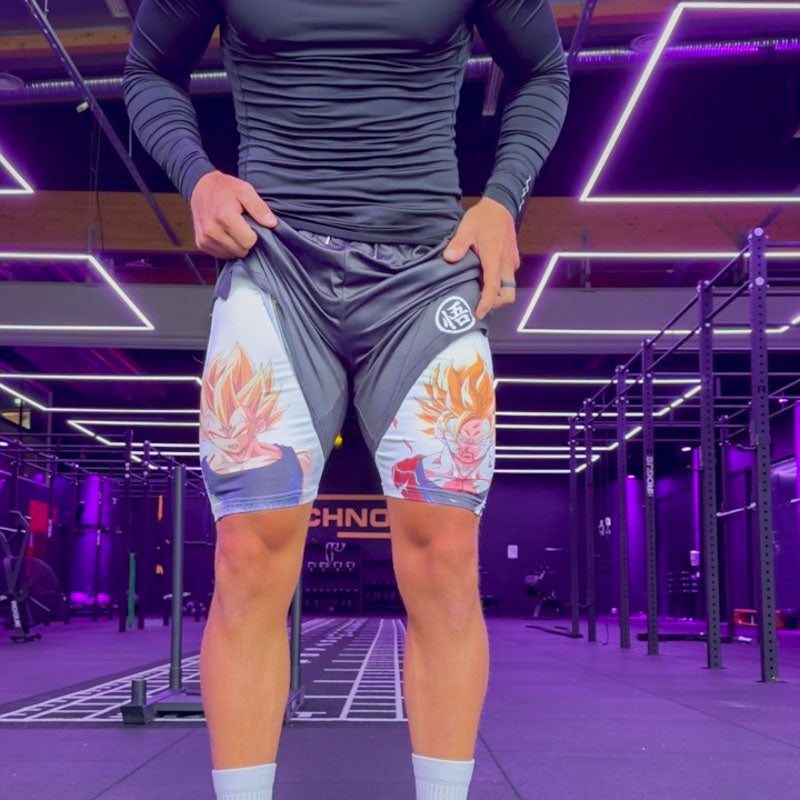 Anime Gym Performance Shorts