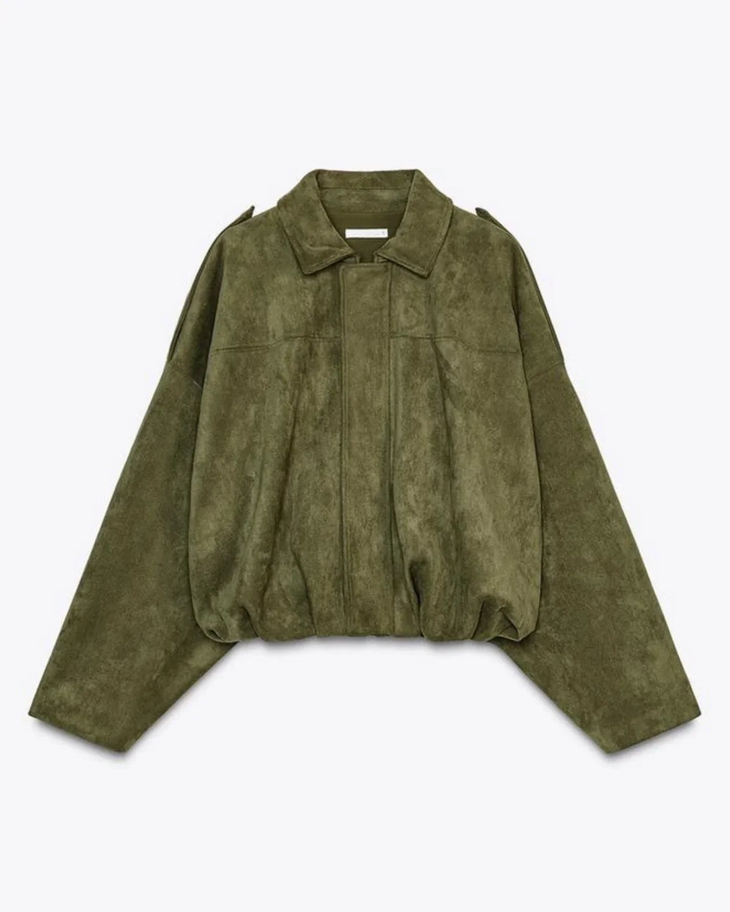 Estelle - Oversized Suède Leren Jas voor Dames – Warm & Stijlvol