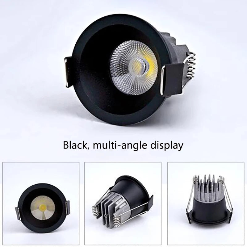 Spot Dimbare LED 3W 5W Anti-verblindend LED Verlichting Slaapkamer Keuken COB Inbouw