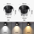 Spot Dimbare LED 3W 5W Anti-verblindend LED Verlichting Slaapkamer Keuken COB Inbouw